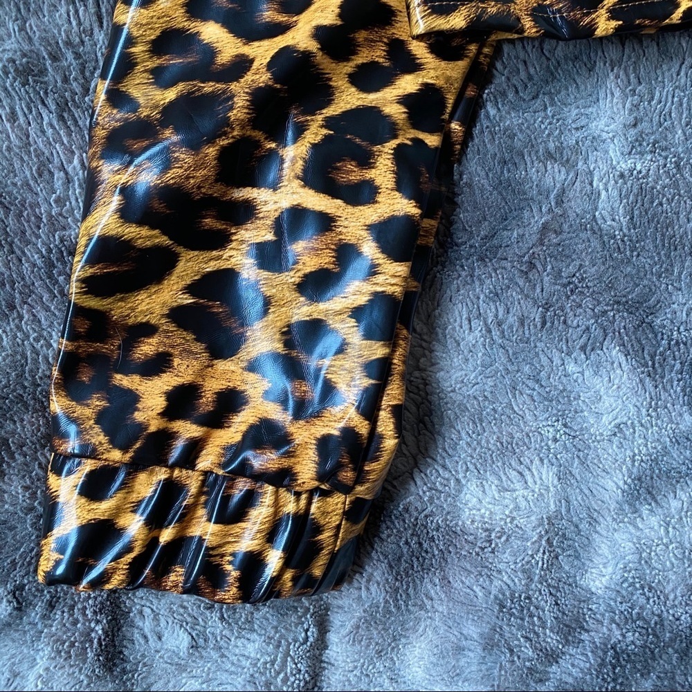 Hot & Delicious Leopard Vinyl Jacket - Picture 10 of 13